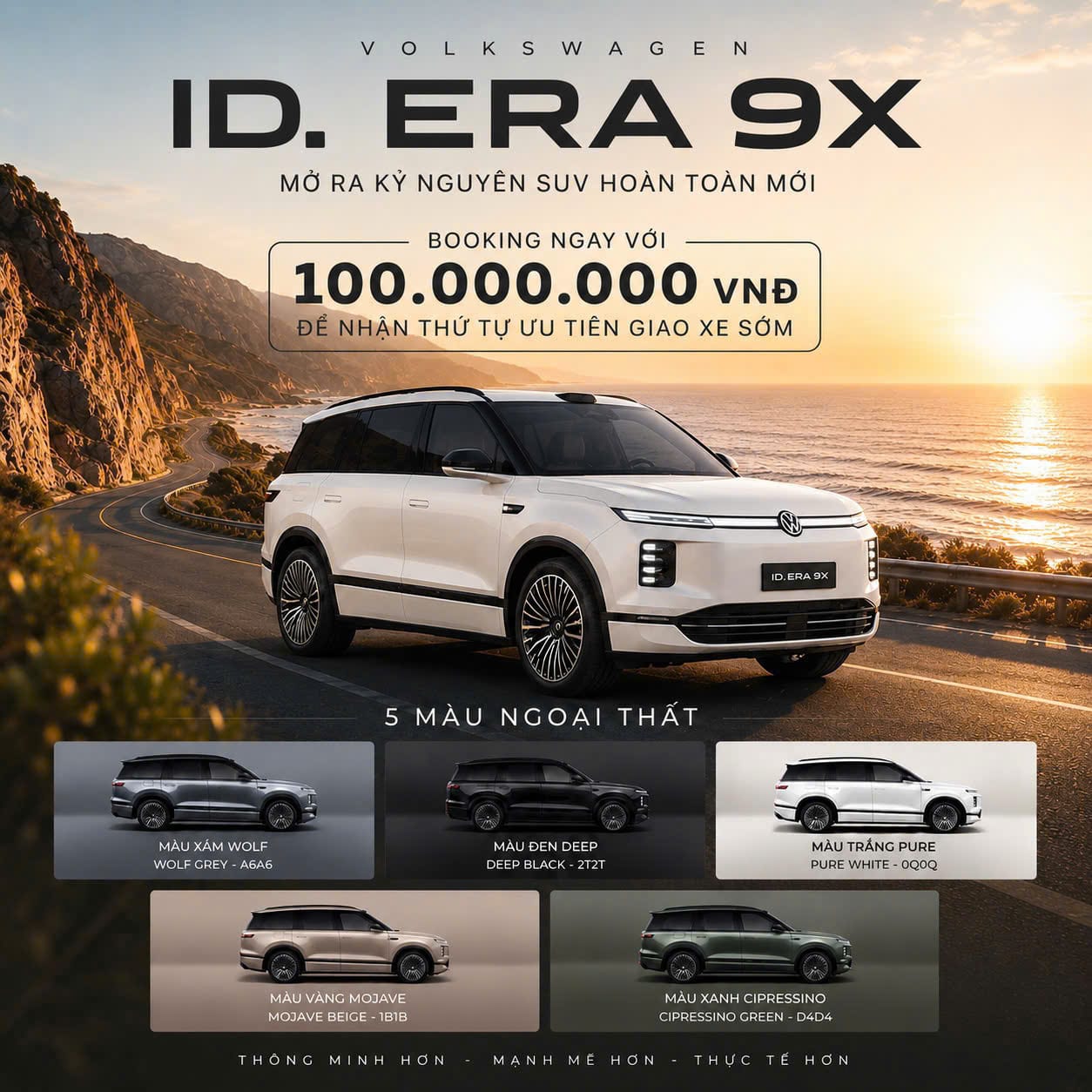 Volkswagen ID. ERA 9X: đang nhận đặt cọc SUV EREV